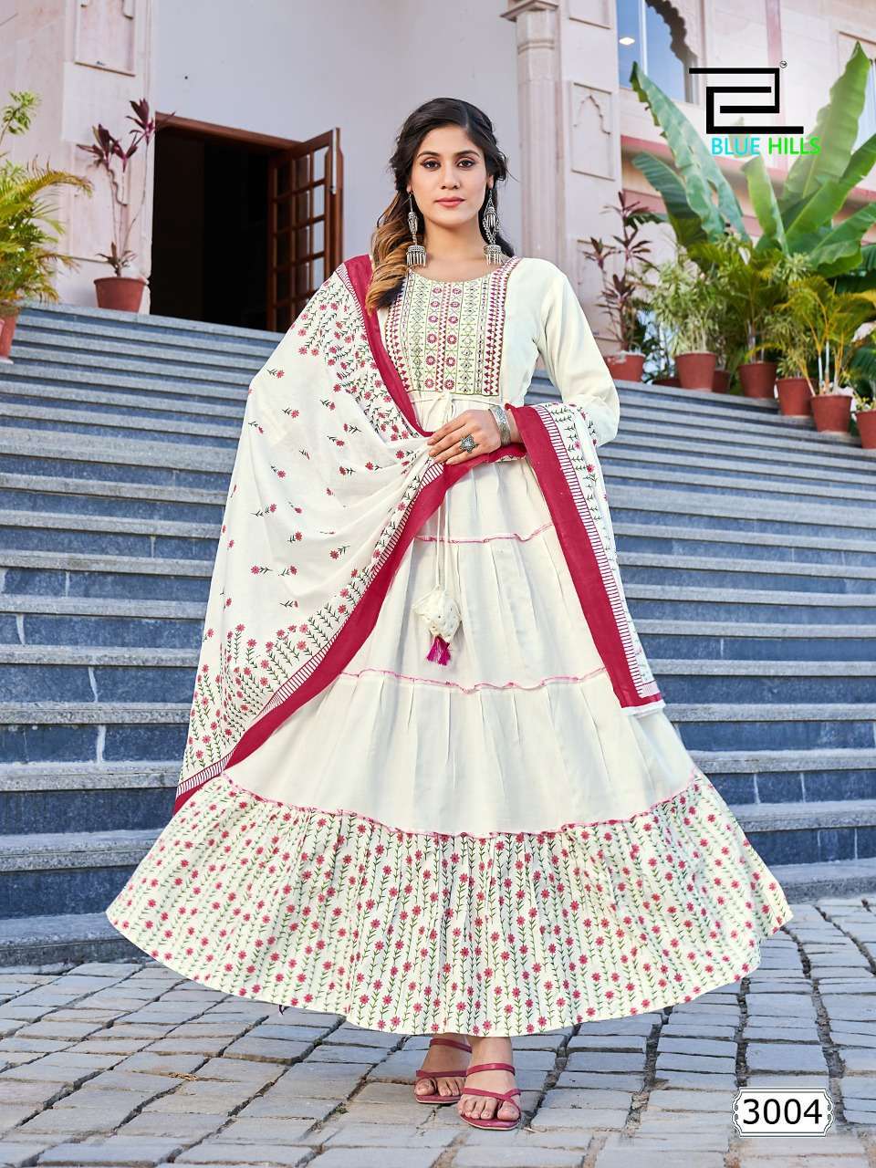 blue hills colors vol 3 series 3001-3004 14 kg rayn kurti 