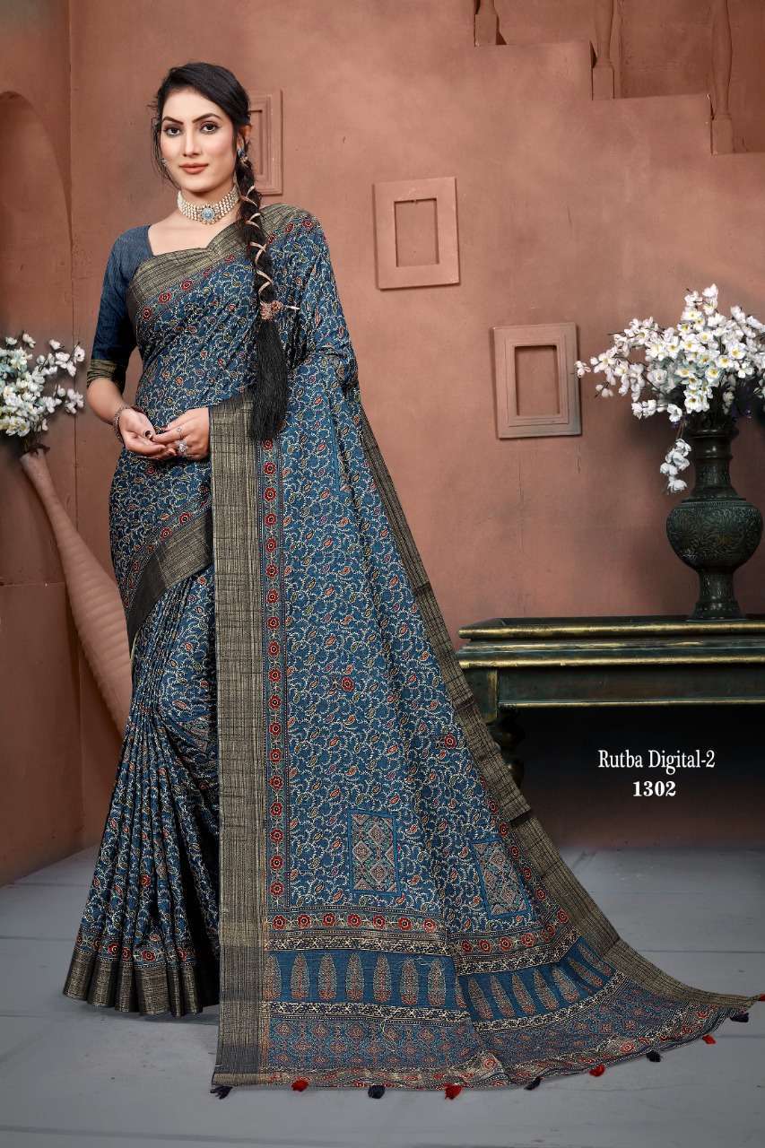 mintorsi rutba digital vol 2 series 1301-1310 banarasi cora silk saree 