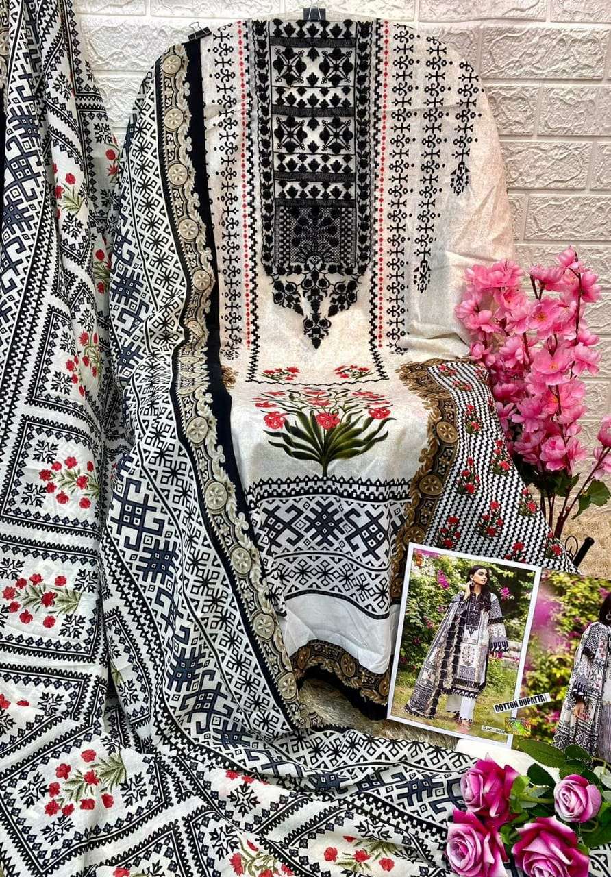 shraddha designer vintage vol 9 series 9001-9004 lawn cotton suit 
