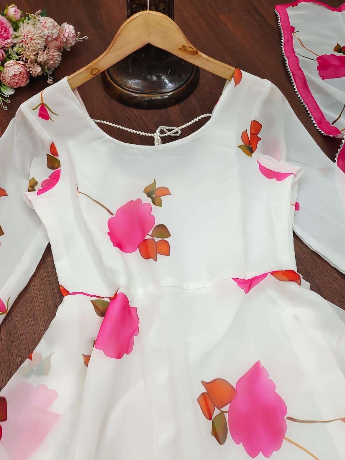 x-lady floral norani faux georgette suit 