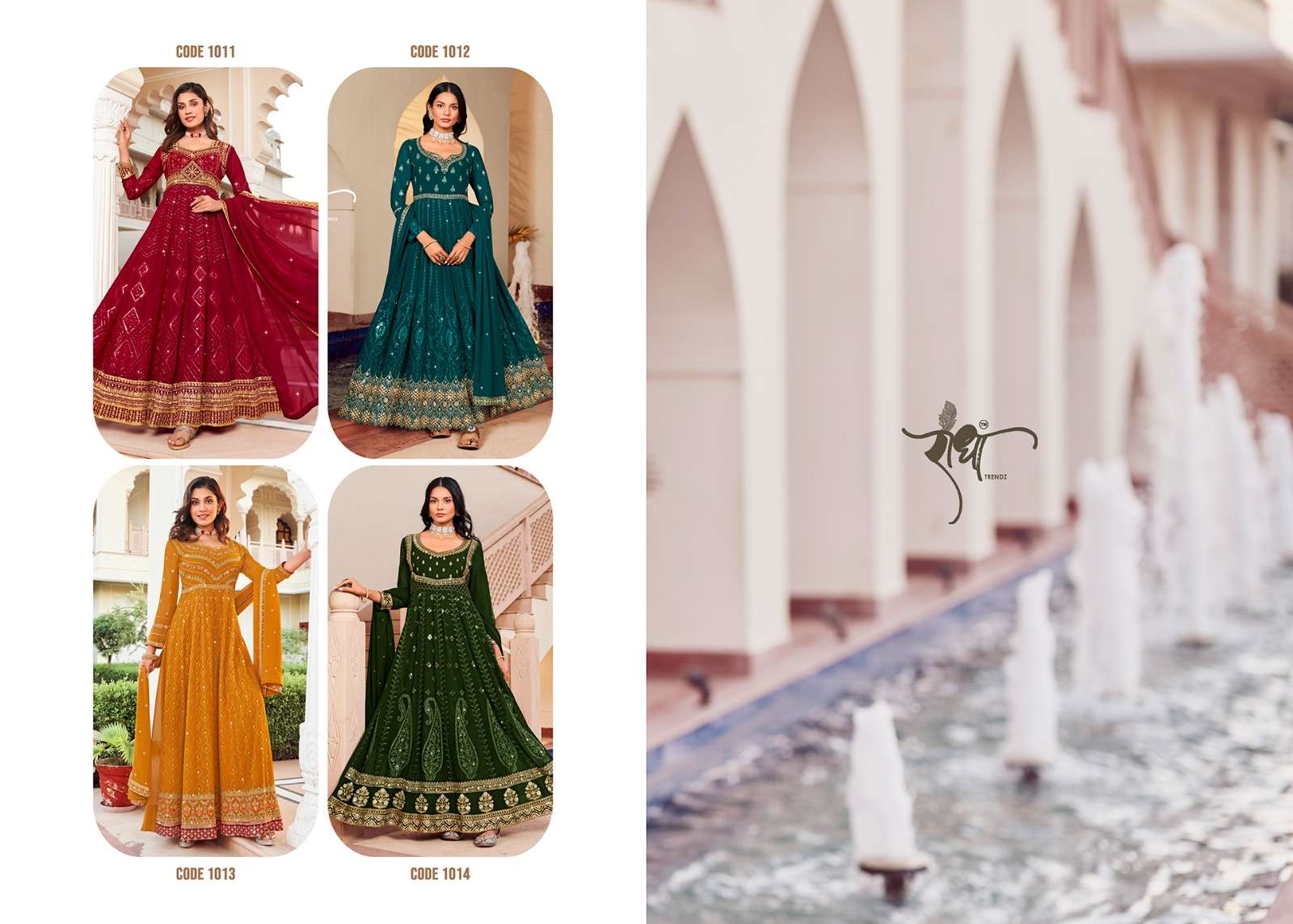 floral vol 2 designer georgette work suit 