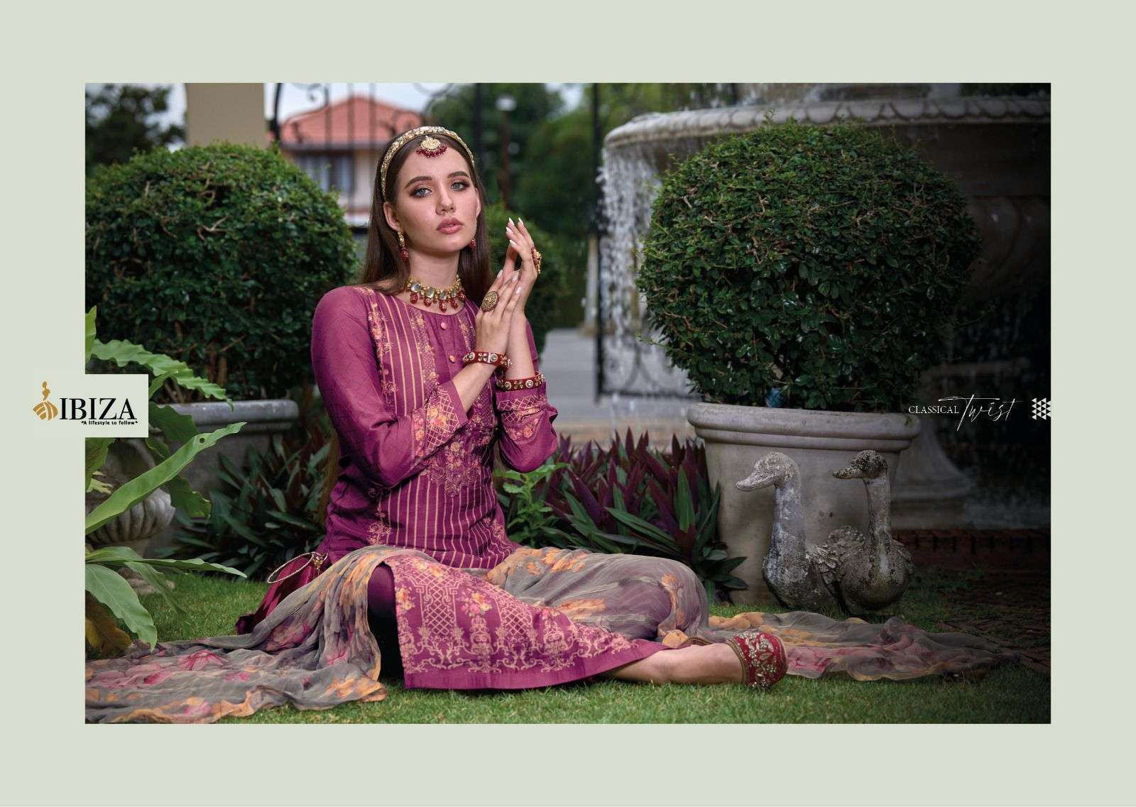ibiza heritage series 12404-12411 pure bemberg muslin suit 