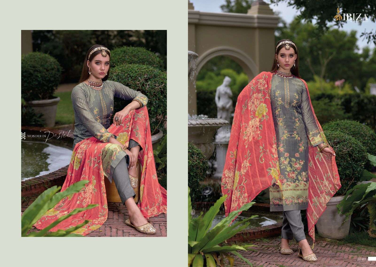 ibiza heritage series 12404-12411 pure bemberg muslin suit 