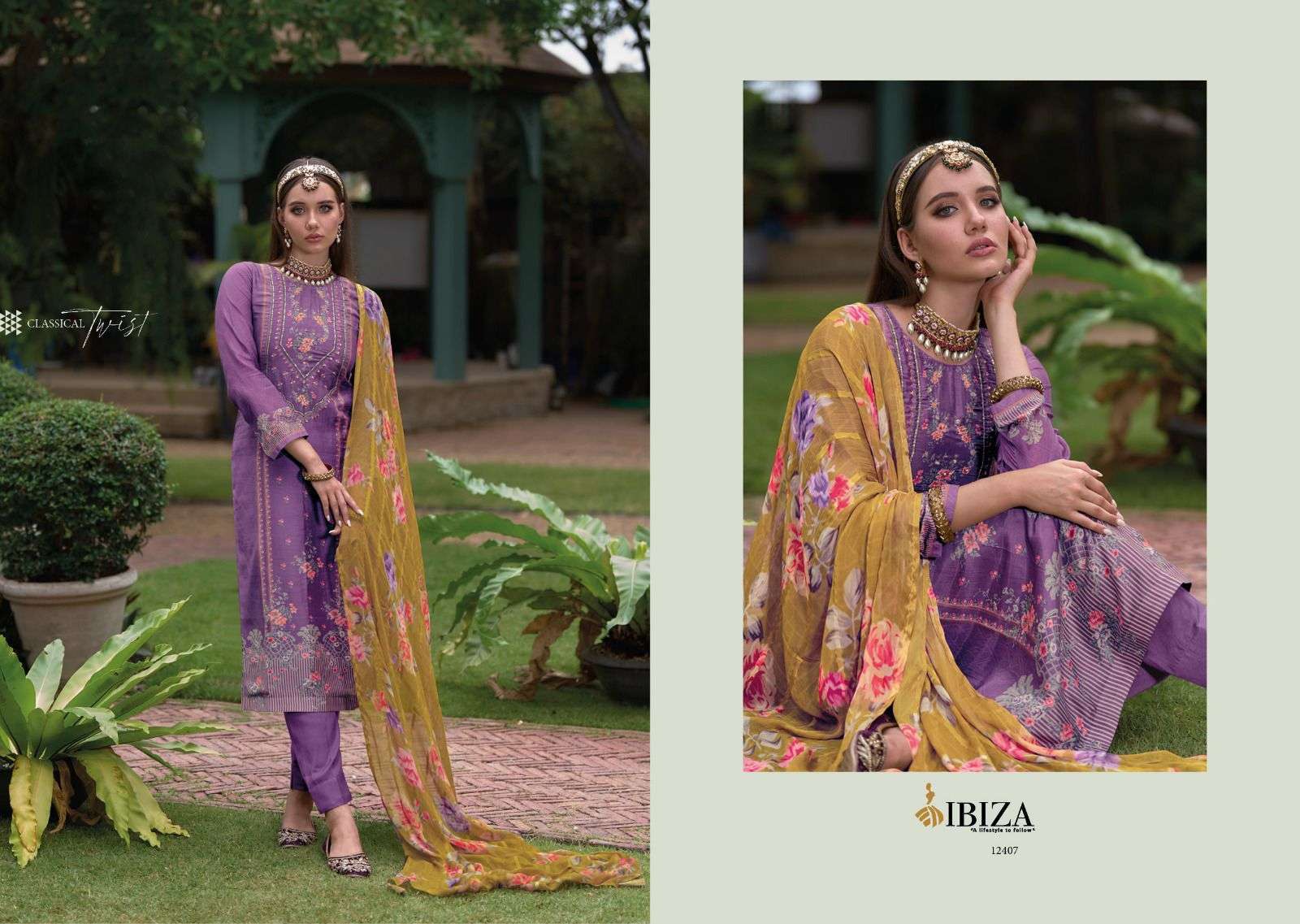 ibiza heritage series 12404-12411 pure bemberg muslin suit 
