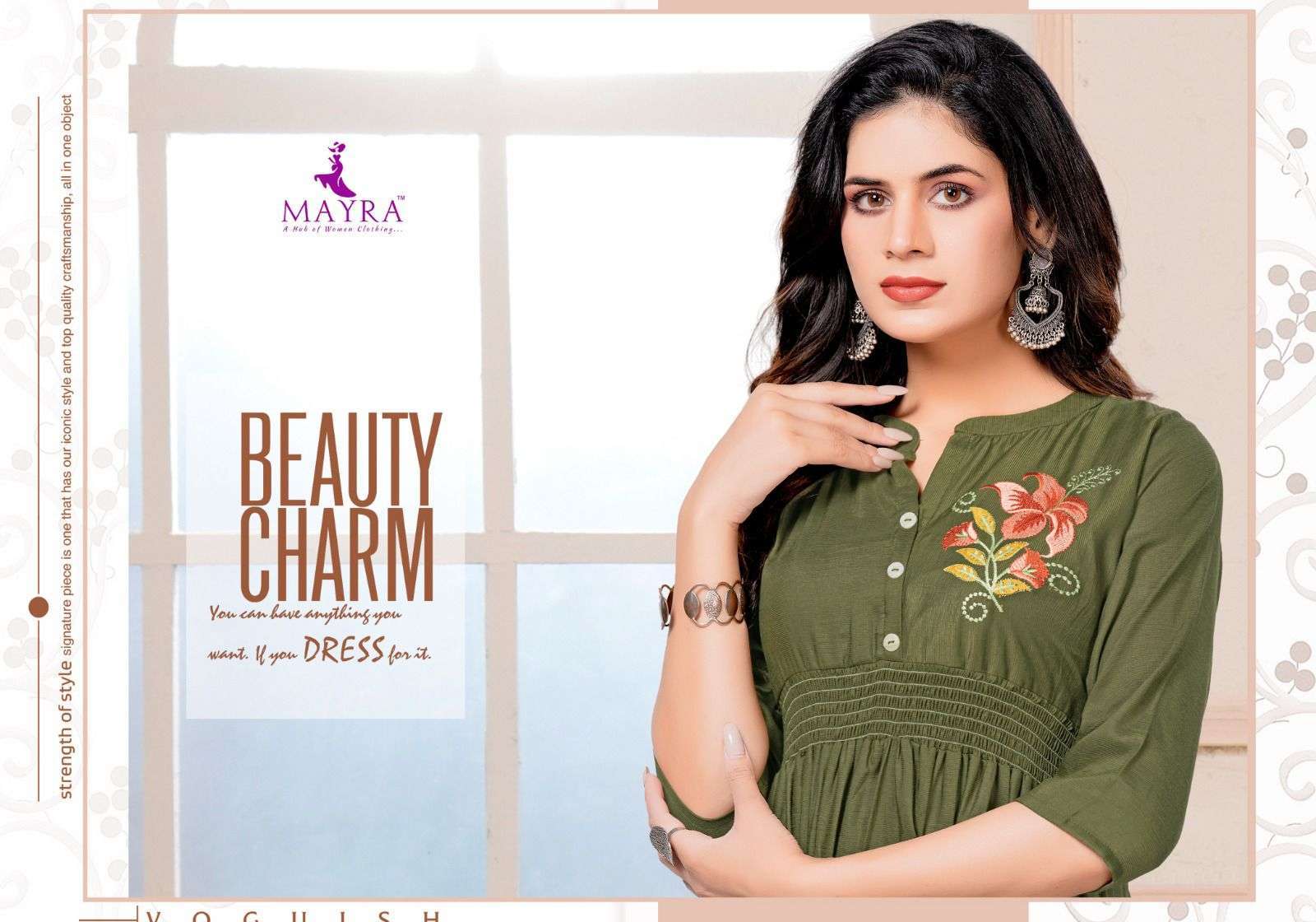 mayra vintage series 80061-80068 fancy bombay viscose kurti 