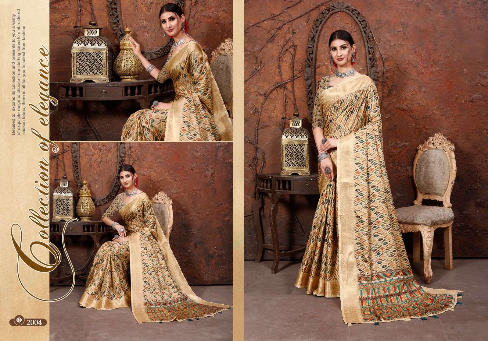mintorsi heritage digital vol 2 series 2001-2010 Tusser Silk saree