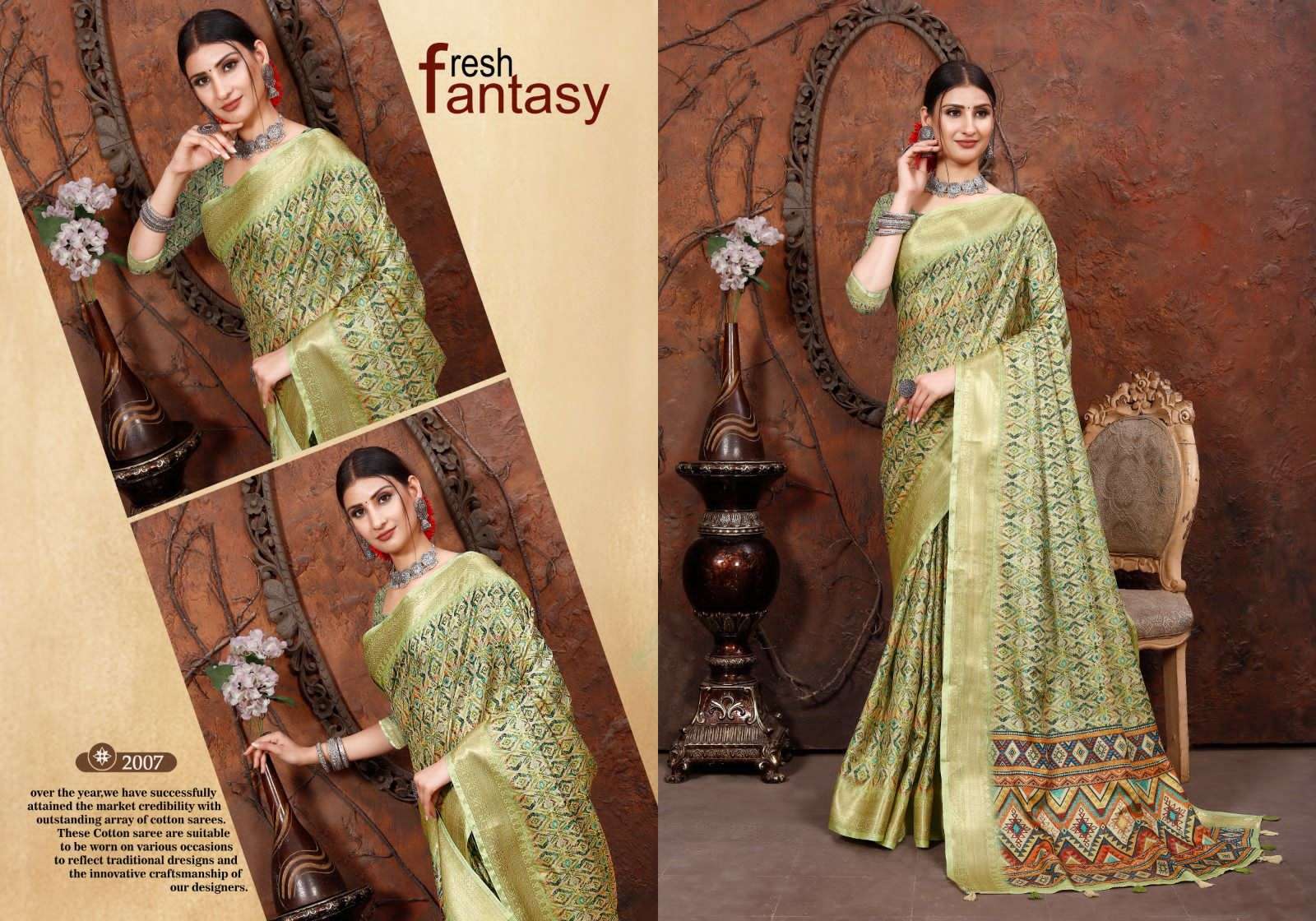 mintorsi heritage digital vol 2 series 2001-2010 Tusser Silk saree