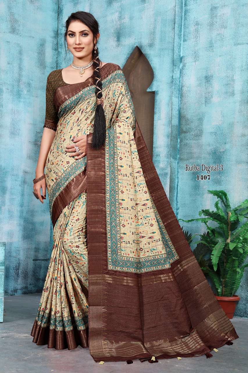 mintorsi rutba digital vol 3 series 1401-1410 banarasi cora silk saree 