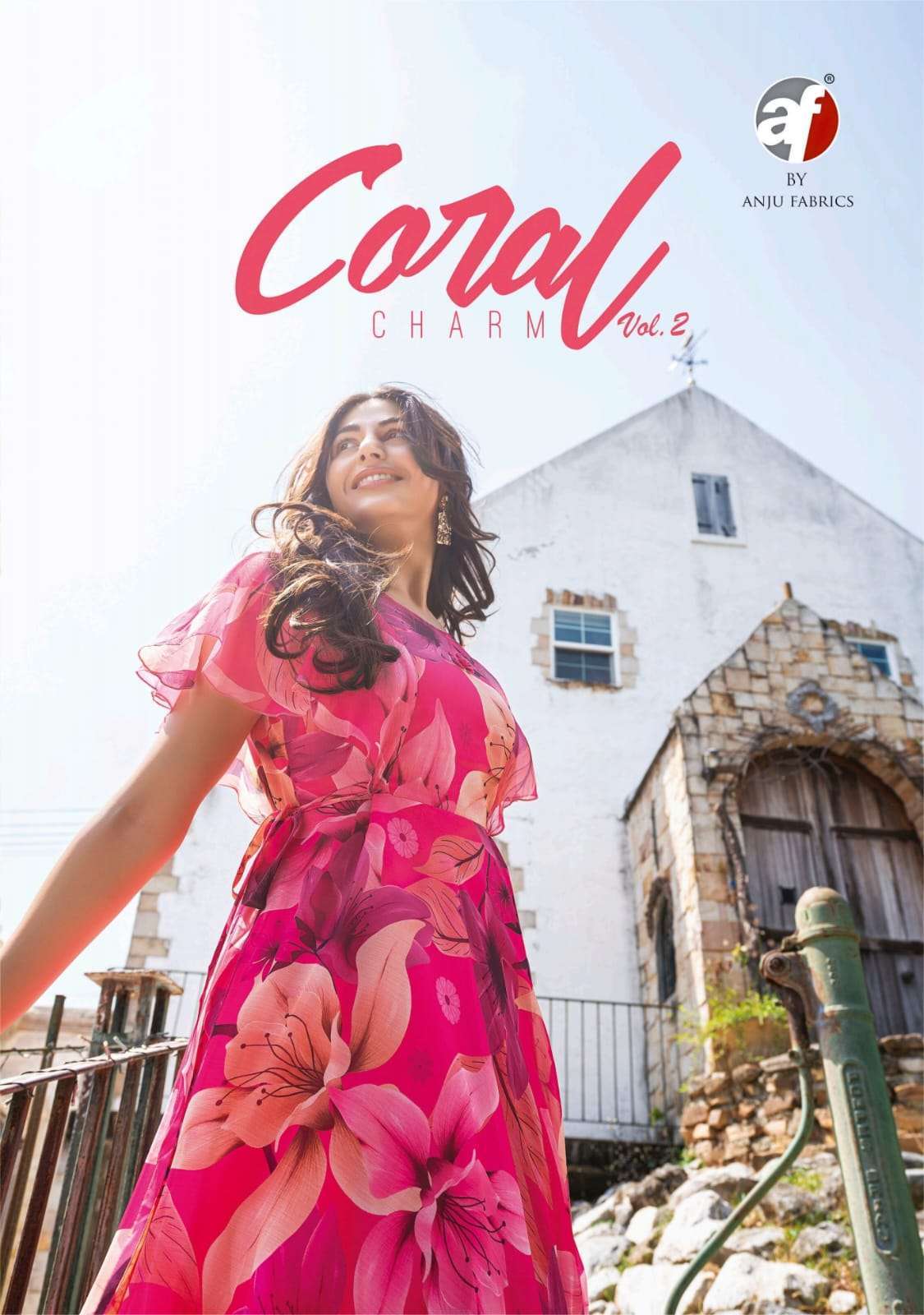 anju fab coral charm vol 2 series 2911-2916 viscose kurti 
