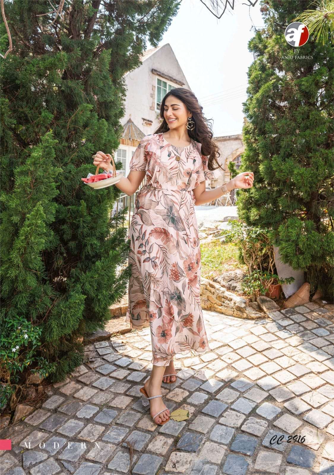 anju fab coral charm vol 2 series 2911-2916 viscose kurti 