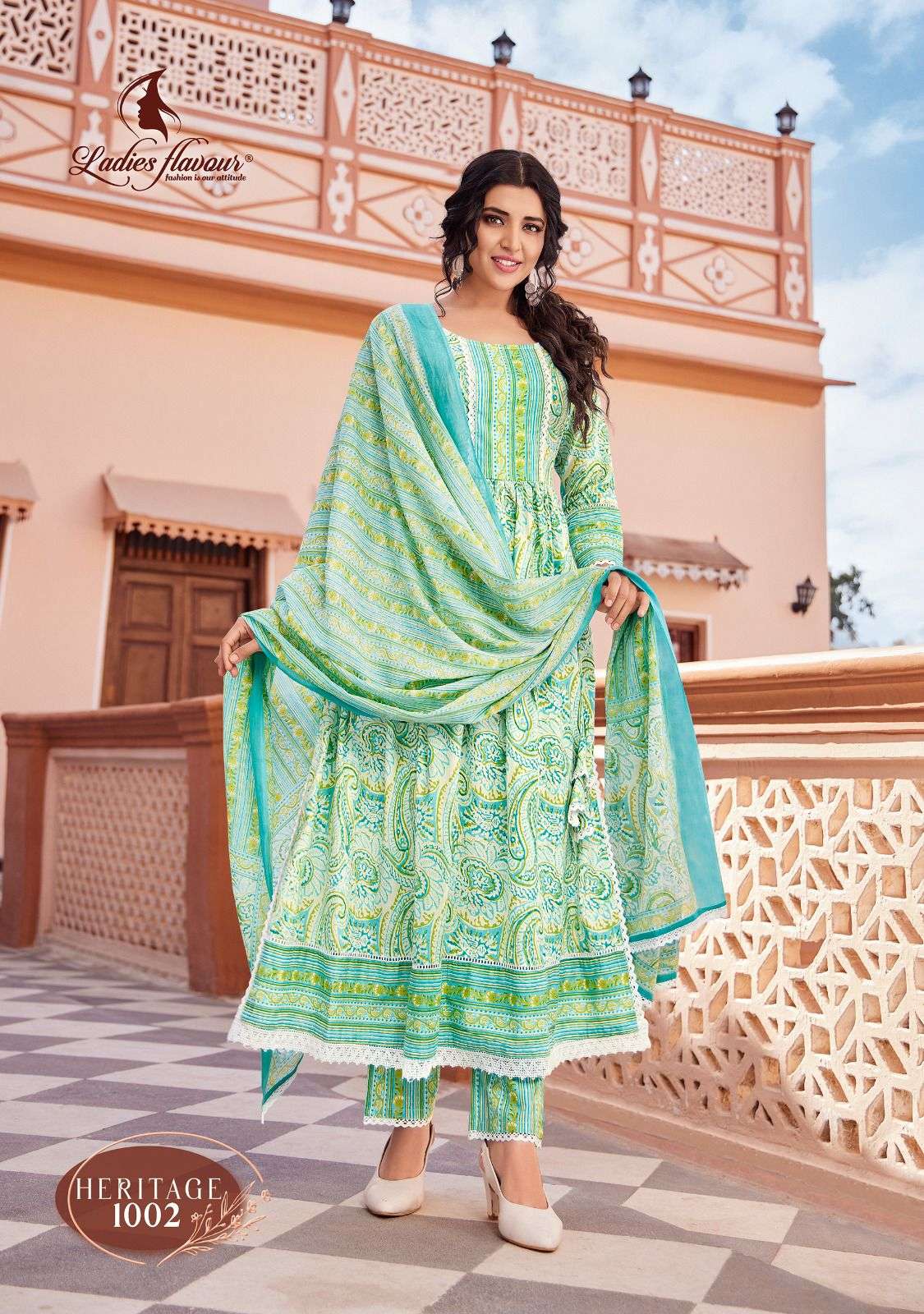 heritage designer pure cotton suit 