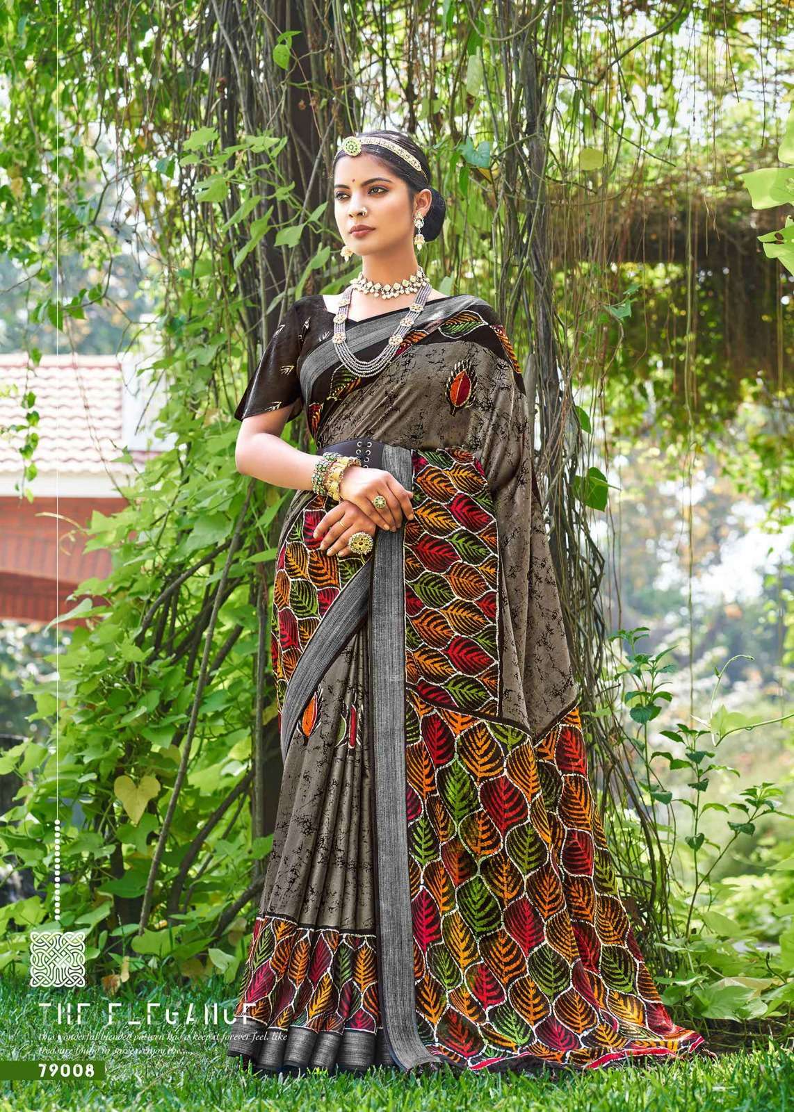 siddhanth weaves coral batiq vol 1 series 79001-79008 cotton base saree