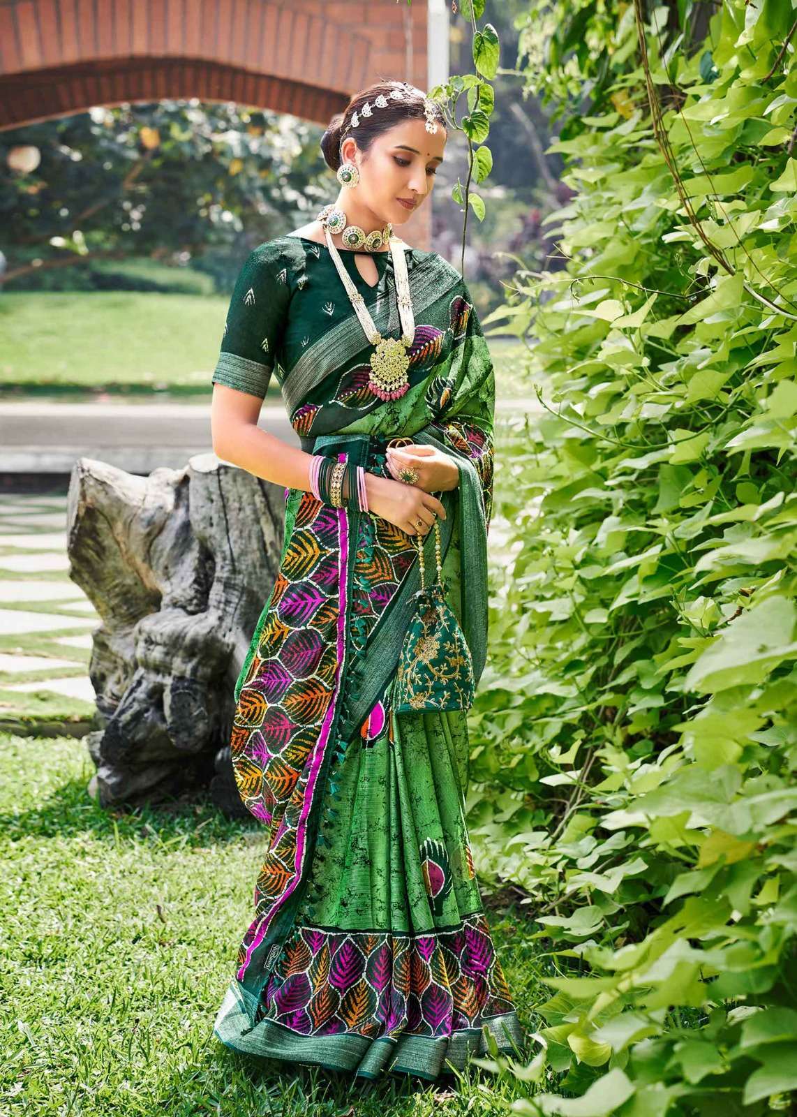 siddhanth weaves coral batiq vol 1 series 79001-79008 cotton base saree