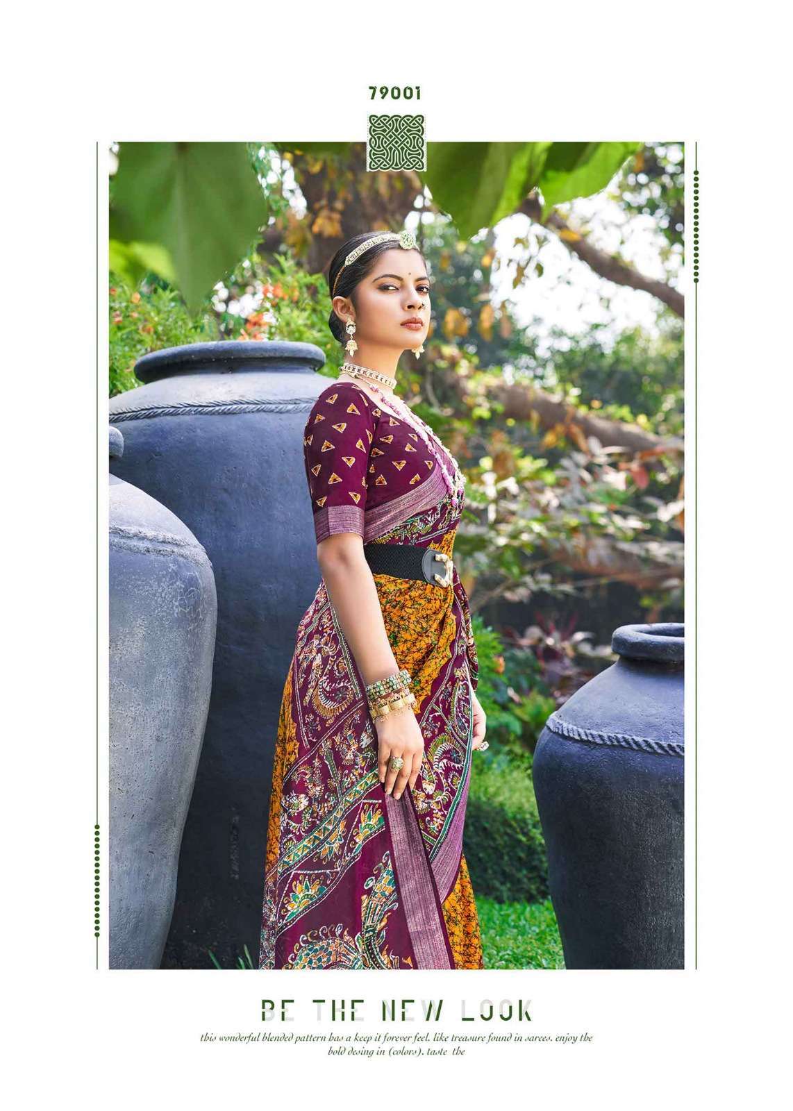 siddhanth weaves coral batiq vol 1 series 79001-79008 cotton base saree