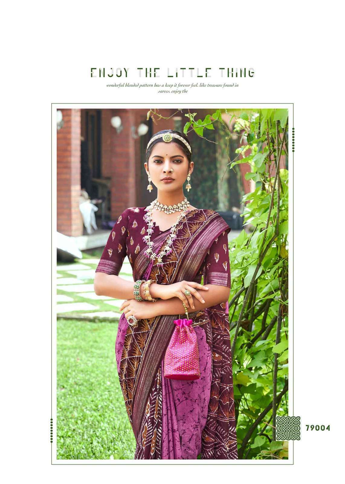 siddhanth weaves coral batiq vol 1 series 79001-79008 cotton base saree
