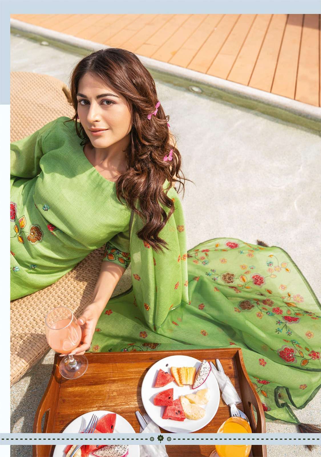 anju fab instagirl vol 4 series 2821-2826 pure modal silk suit