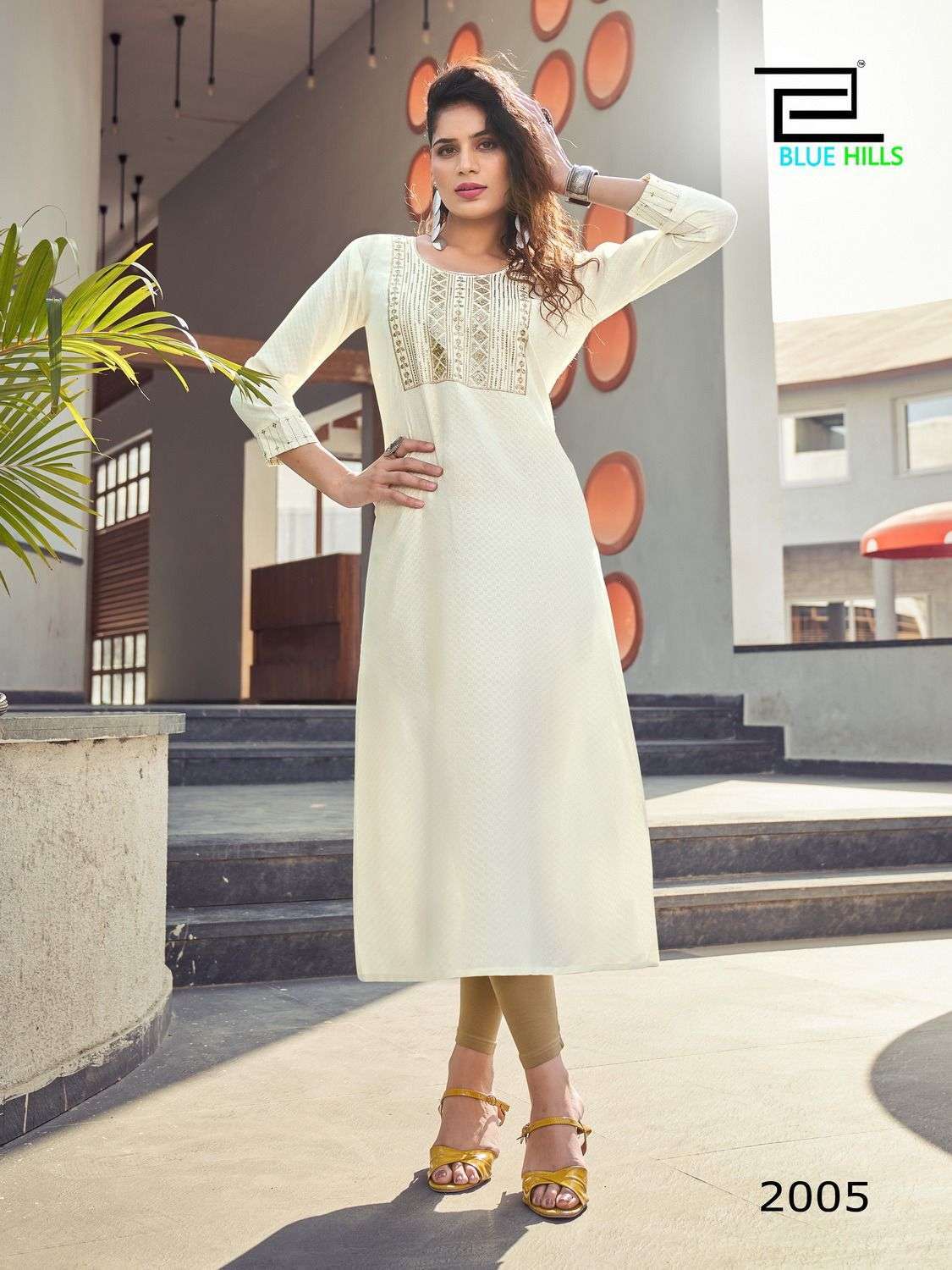 blue hills colorbar vol 20 series 2001-2008 Viscose Dobby kurti