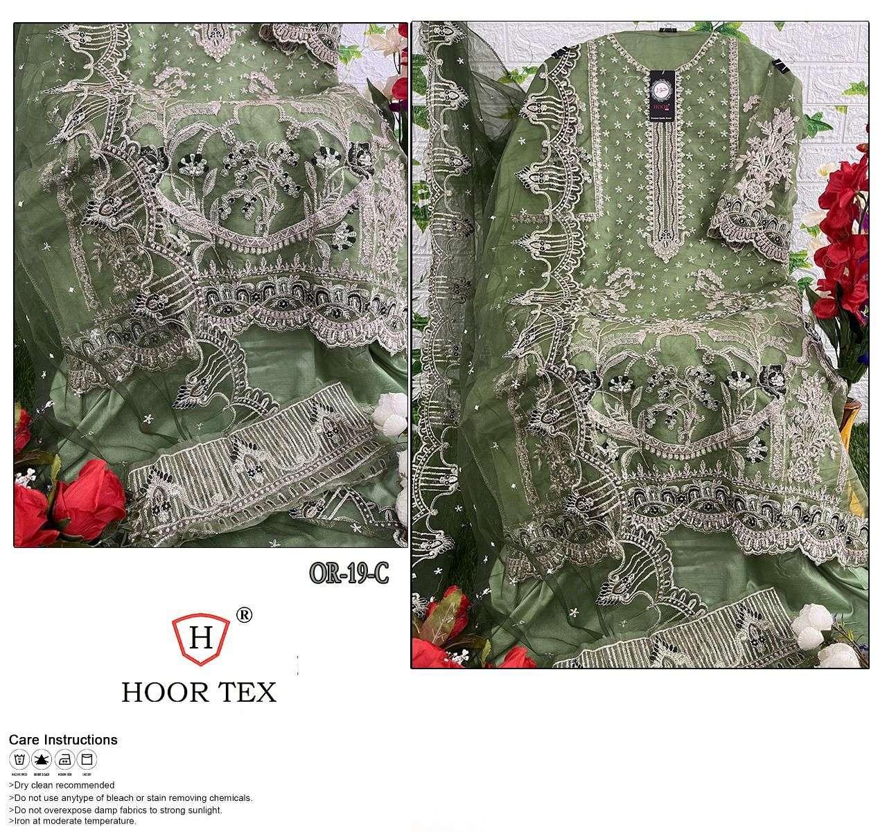 hoor tex OR-19 heavy organza suit 