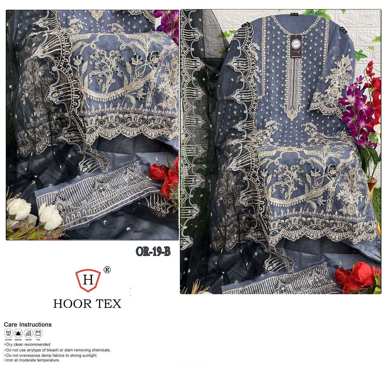 hoor tex OR-19 heavy organza suit 
