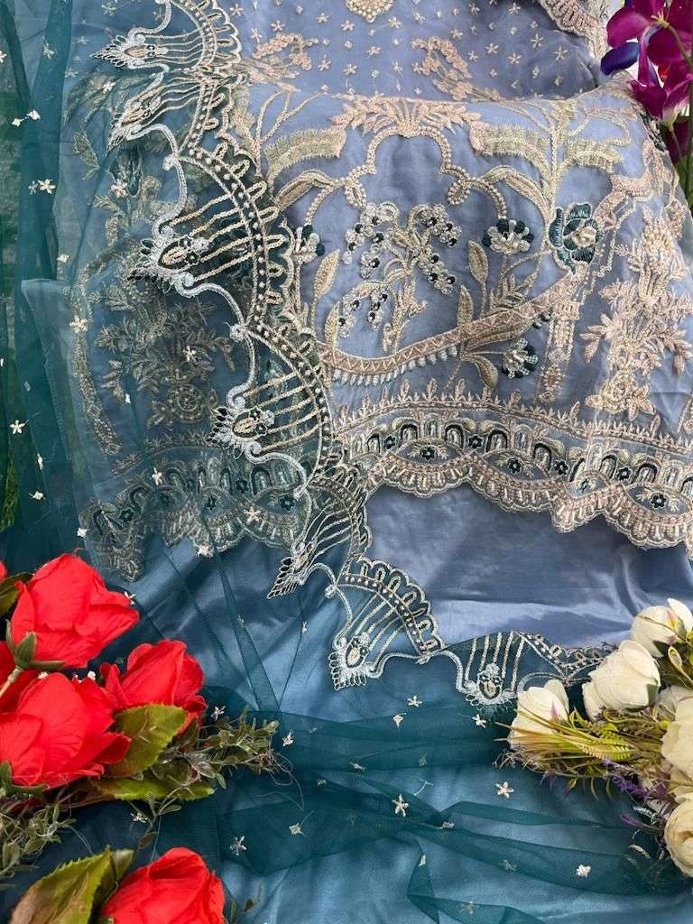 hoor tex OR-19 heavy organza suit 