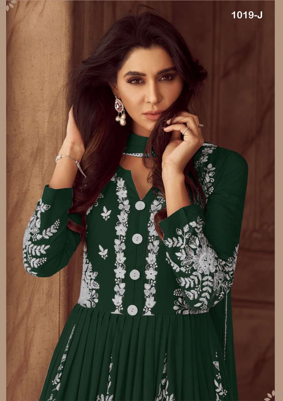 lakhnavi dark color 1019 designer heavy rayon readymade suit 