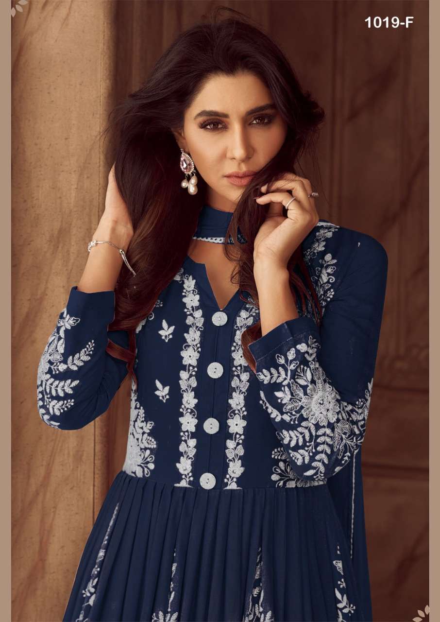 lakhnavi dark color 1019 designer heavy rayon readymade suit 