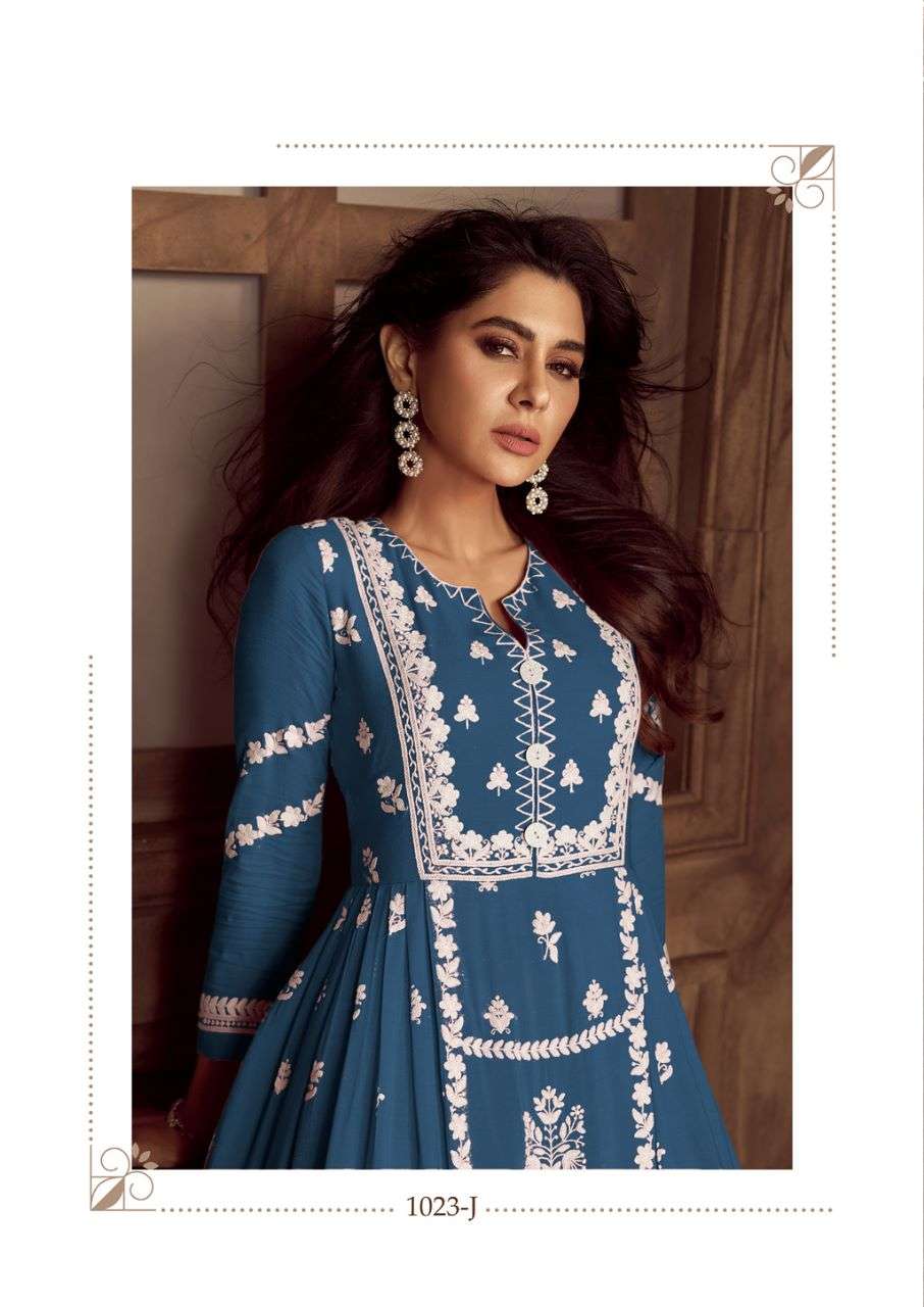 lakhnawi vol 4 dark color designer heavy rayon suit