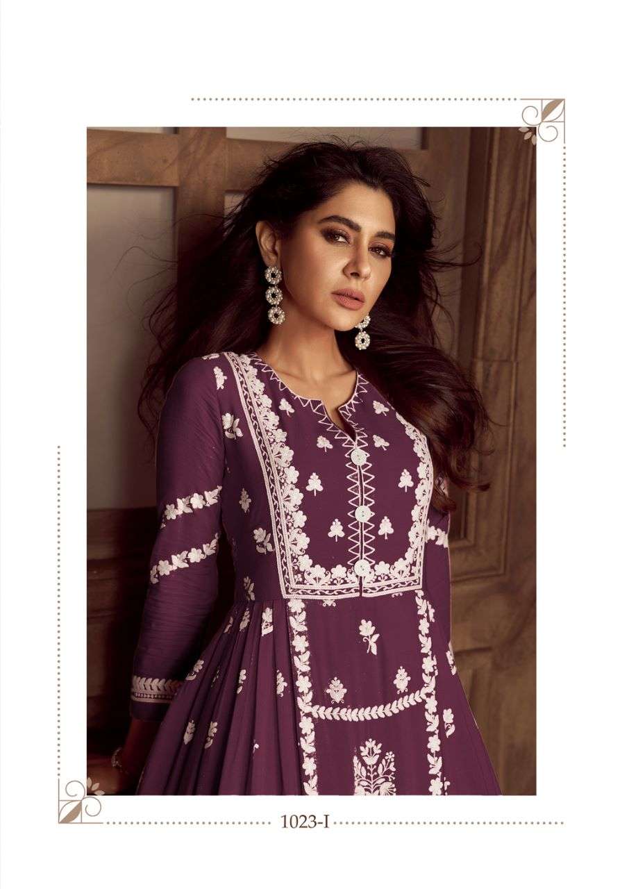 lakhnawi vol 4 dark color designer heavy rayon suit