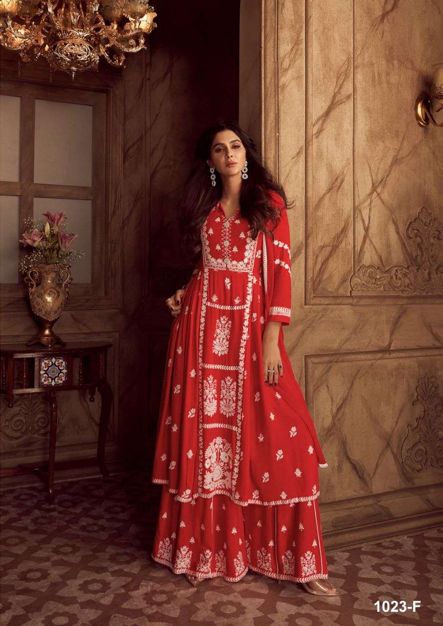 lakhnawi vol 4 dark color designer heavy rayon suit