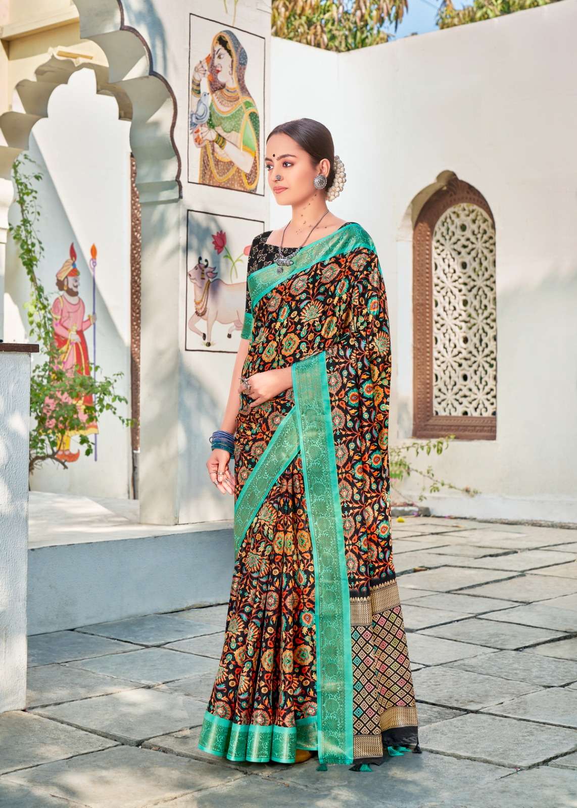 shvetambar vintage silk series 01-09 silk saree