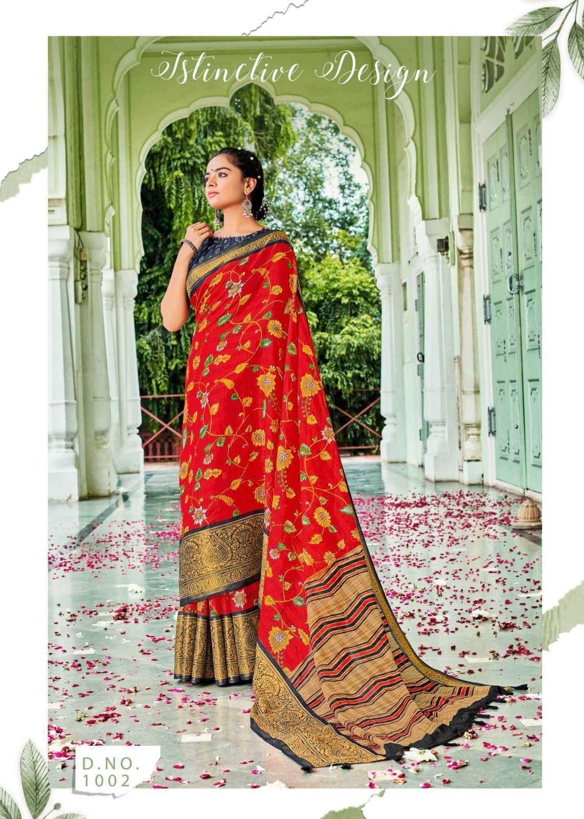 siddhanth weave of kotagiri series 1001-1008 cotton base saree