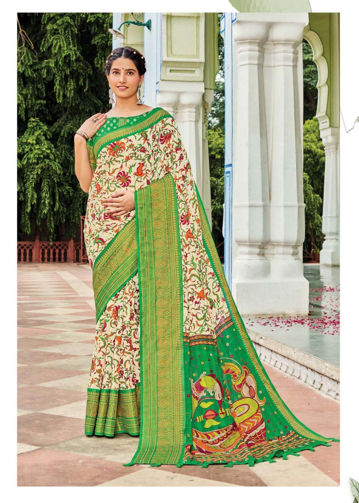 siddhanth weave of kotagiri series 1001-1008 cotton base saree