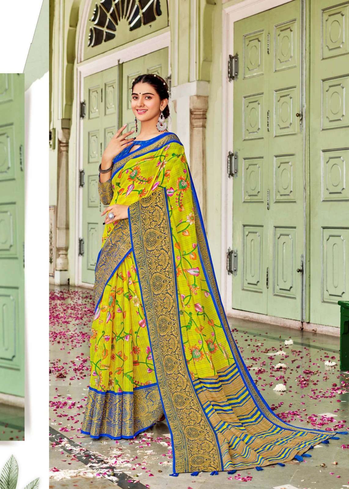 siddhanth weave of kotagiri series 1001-1008 cotton base saree