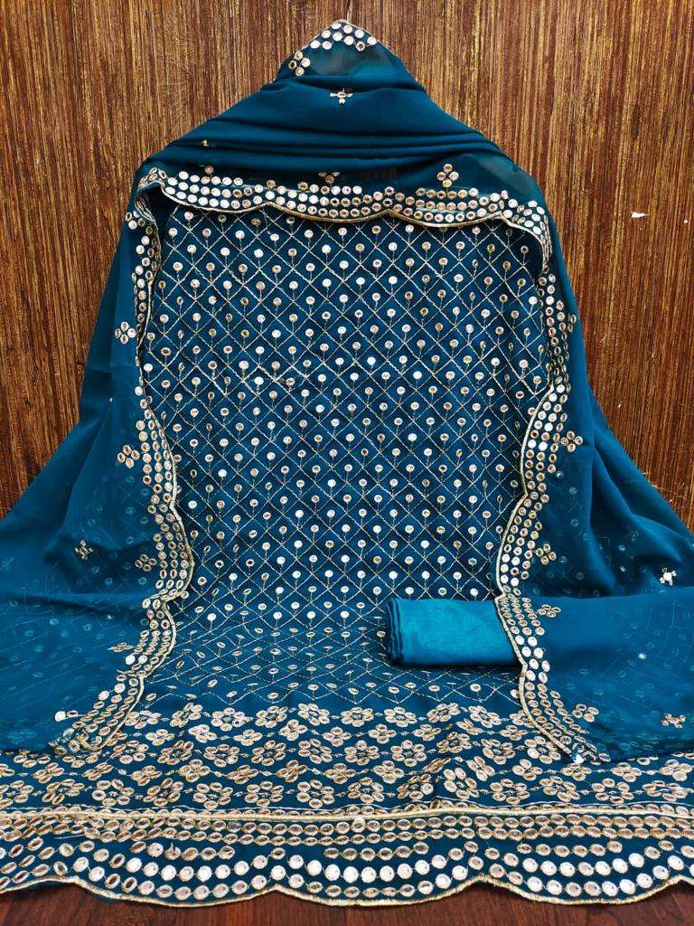 bt jorjat foil mirrors work and jari work suit 