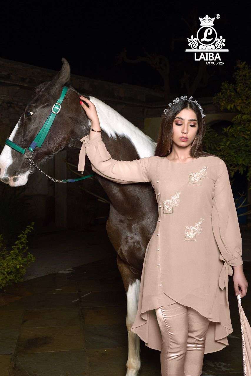 laiba am vol 126 light colors Pure Georgette suit