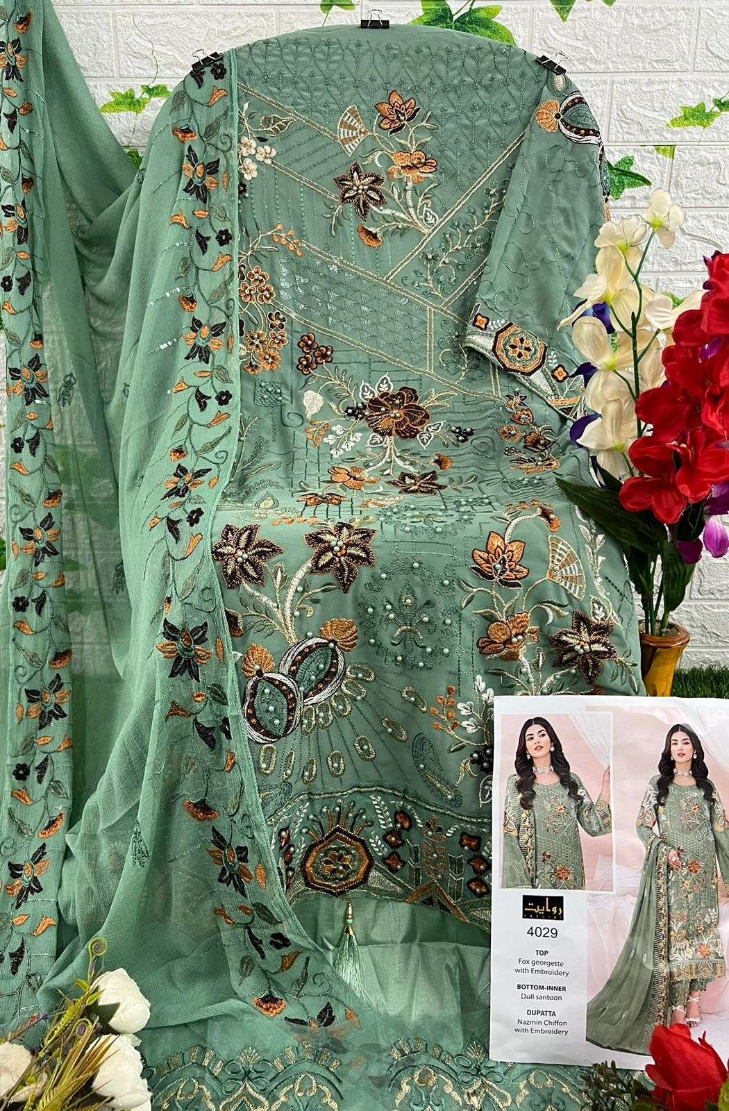 rawayat rangoon colors vol 14 series 4027-4030 faux georgette suit 