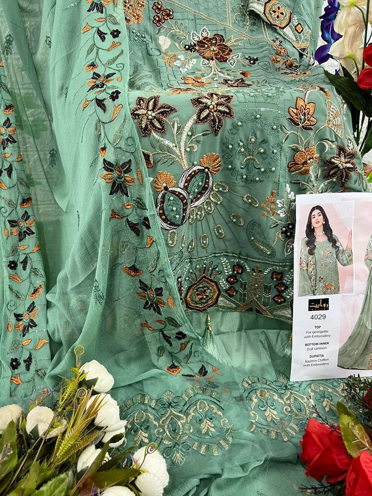 rawayat rangoon colors vol 14 series 4027-4030 faux georgette suit 