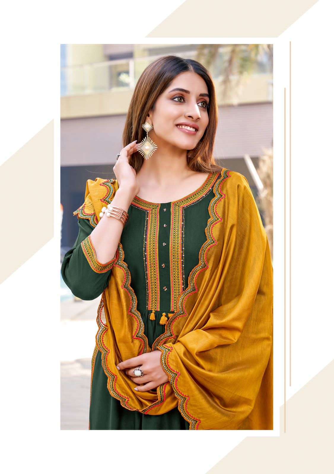 wooglee coral series 1001-1006 Rayon Weaving suit
