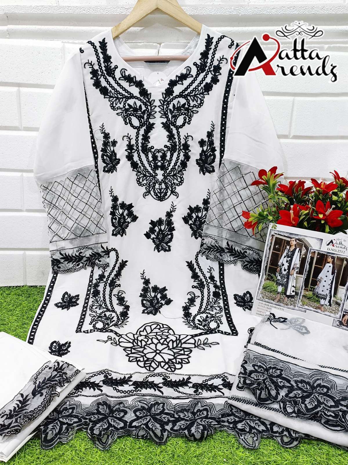 atta trendz 2712 new colors Pure Georgette suit