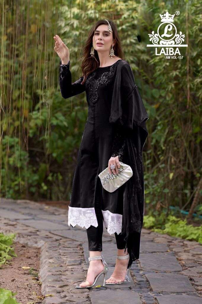 laiba am vol 157 dark color Pure Georgette suit