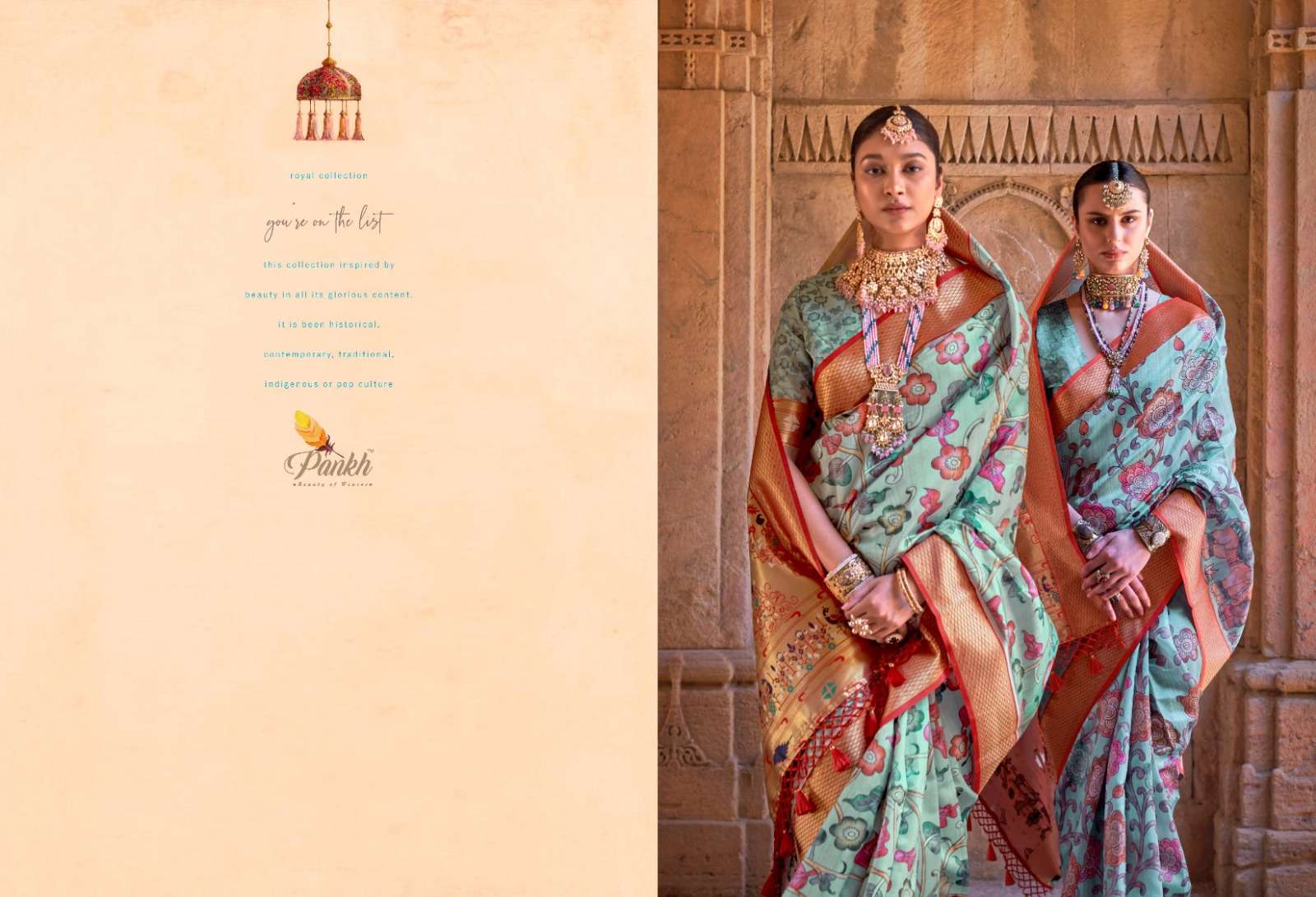 pankh heritage series 6001-6006 paithani saree