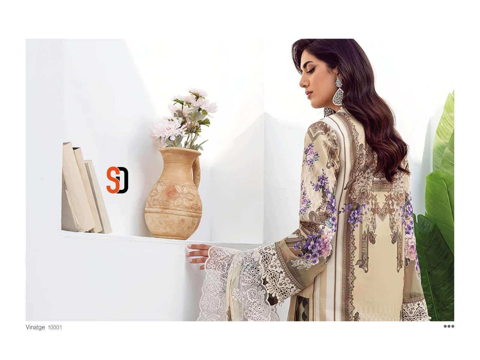 shraddha vintage vol 10 series 10001-10006 lawn cotton suit 