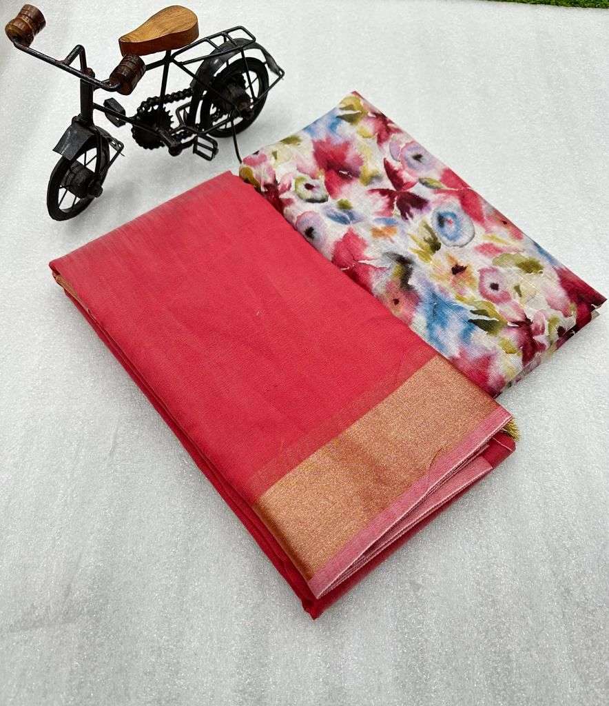ms brand designer soft cotton fabric sibori print saree