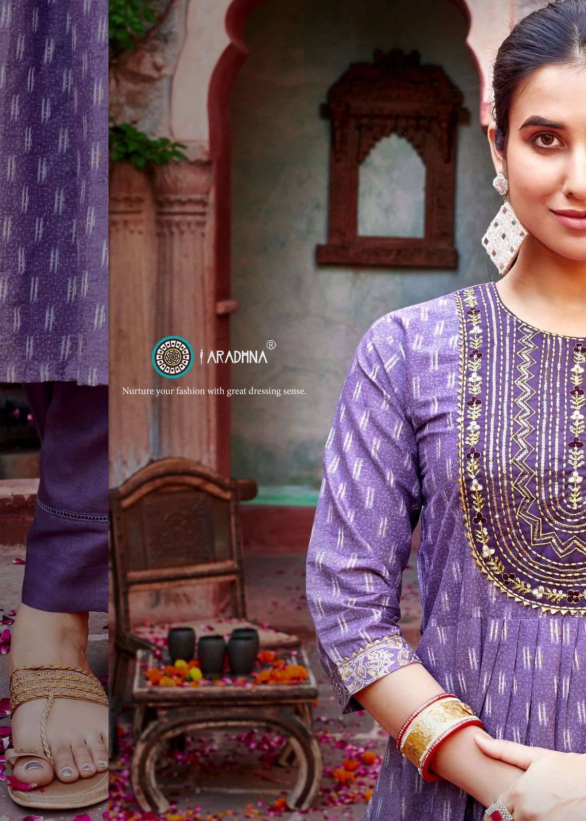 aradhana vintage vol 1 series 1001-1008 Cotton readymade suit