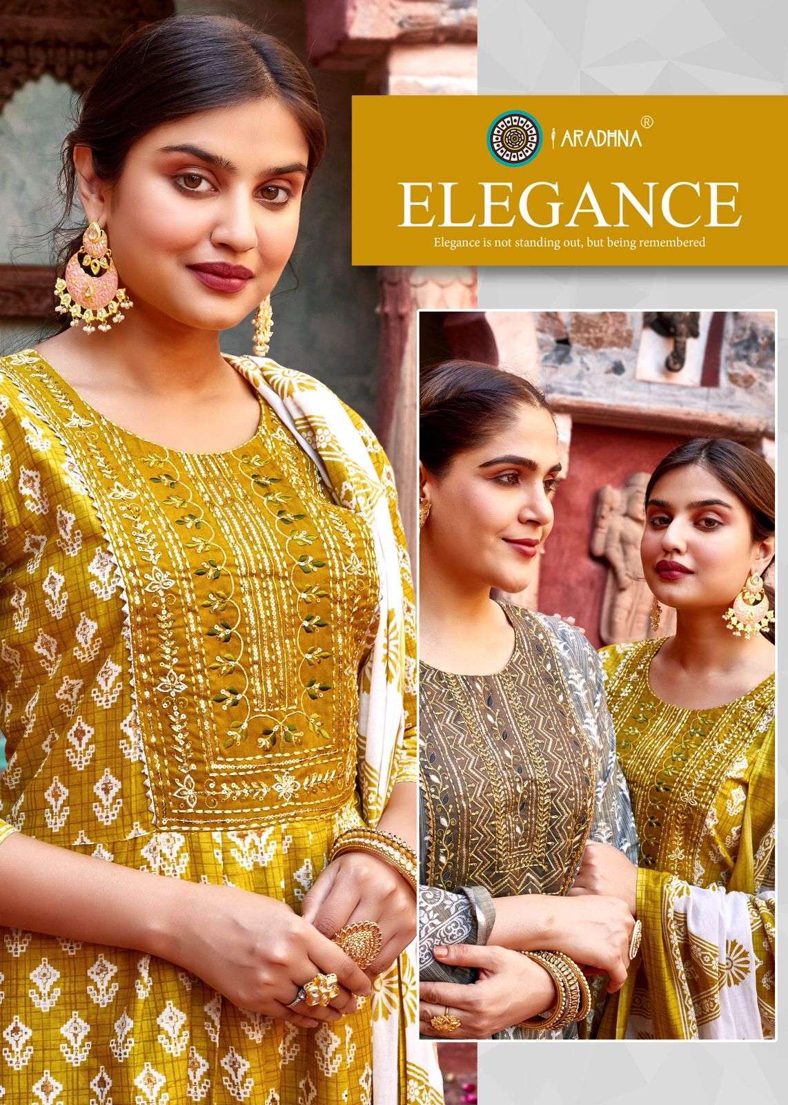 aradhana vintage vol 1 series 1001-1008 Cotton readymade suit