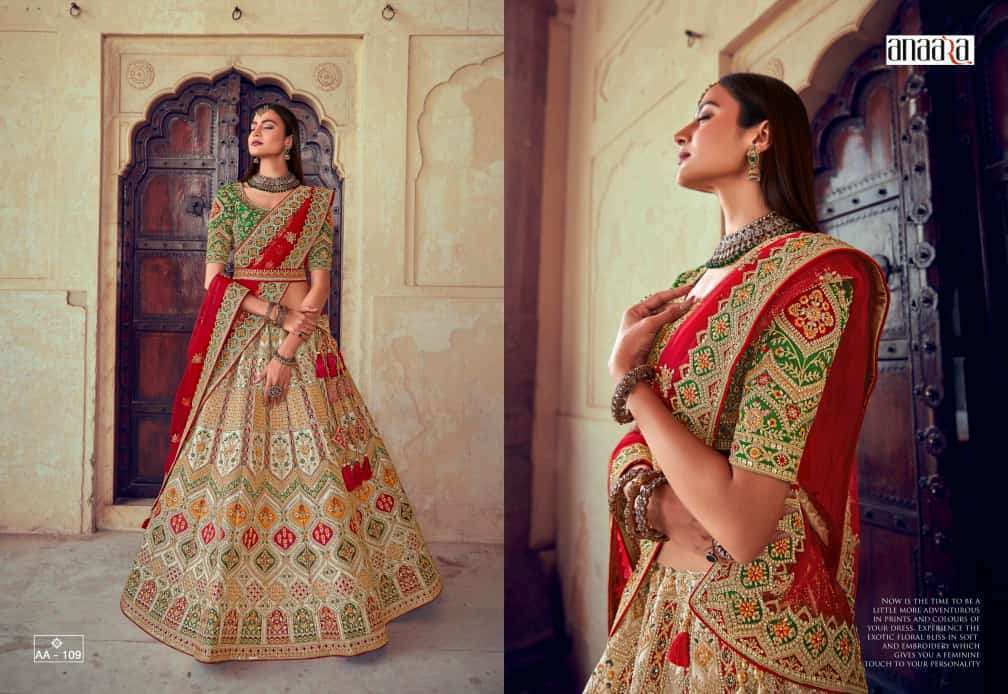 tathastu anaara vol 2 110 series new colors fancy heavy bridal lehenga