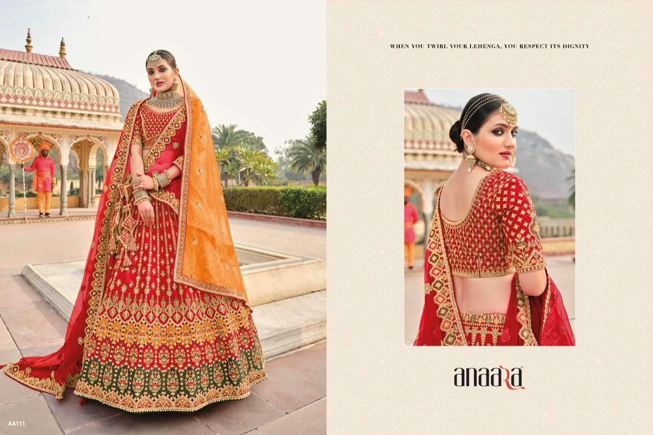 tathastu anaara vol 2 110 series new colors fancy heavy bridal lehenga
