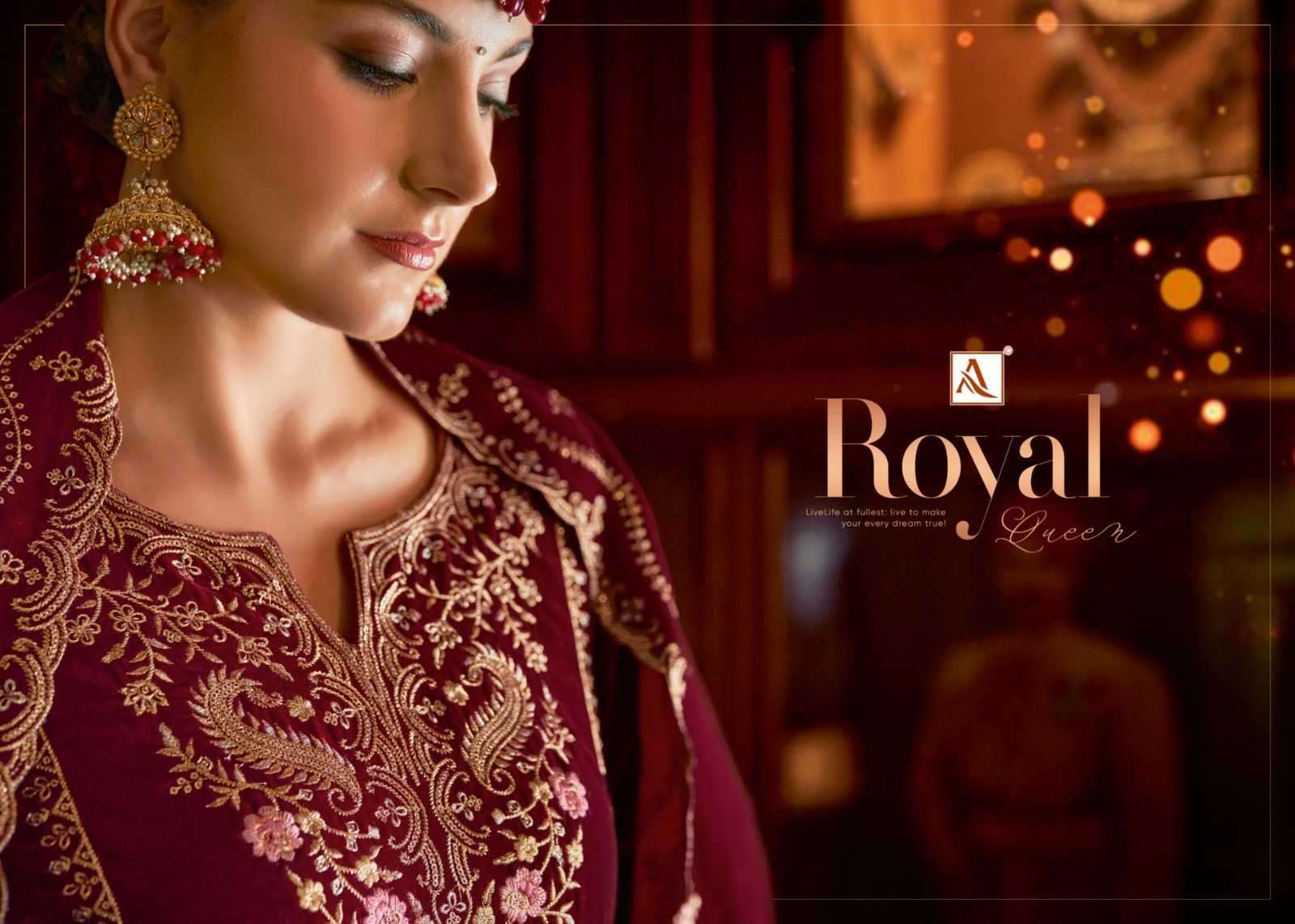 alok suit heritage series 1348001-1348005 Premium Velvet suit