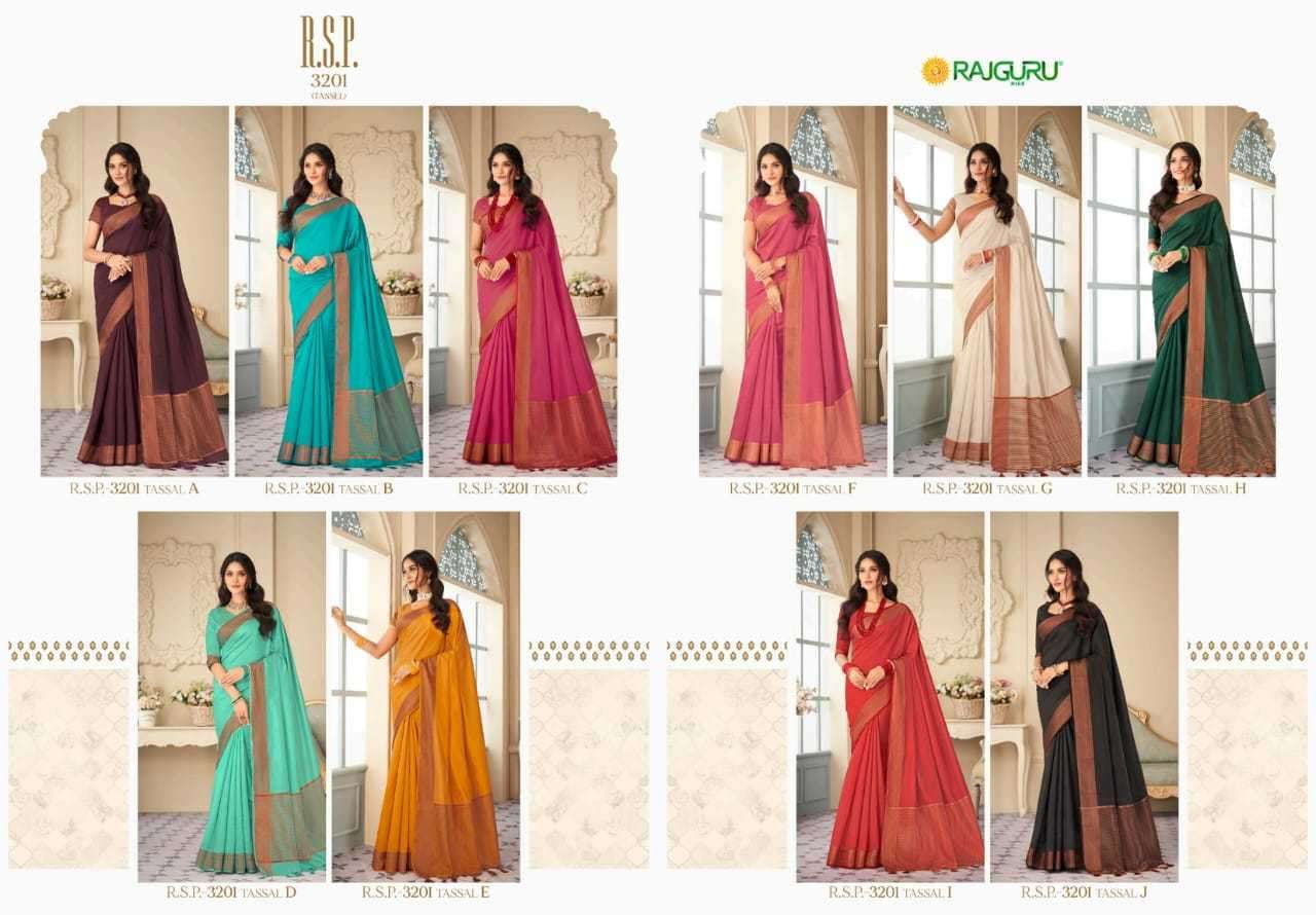 rajguru creation r s p 3201 colors fancy saree