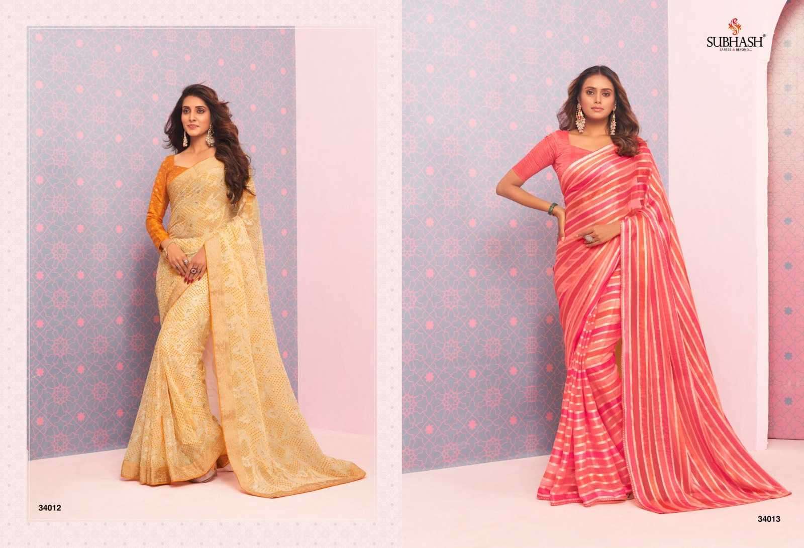 subhash sarees vintage vol 20 series 34001-34021 fancy saree